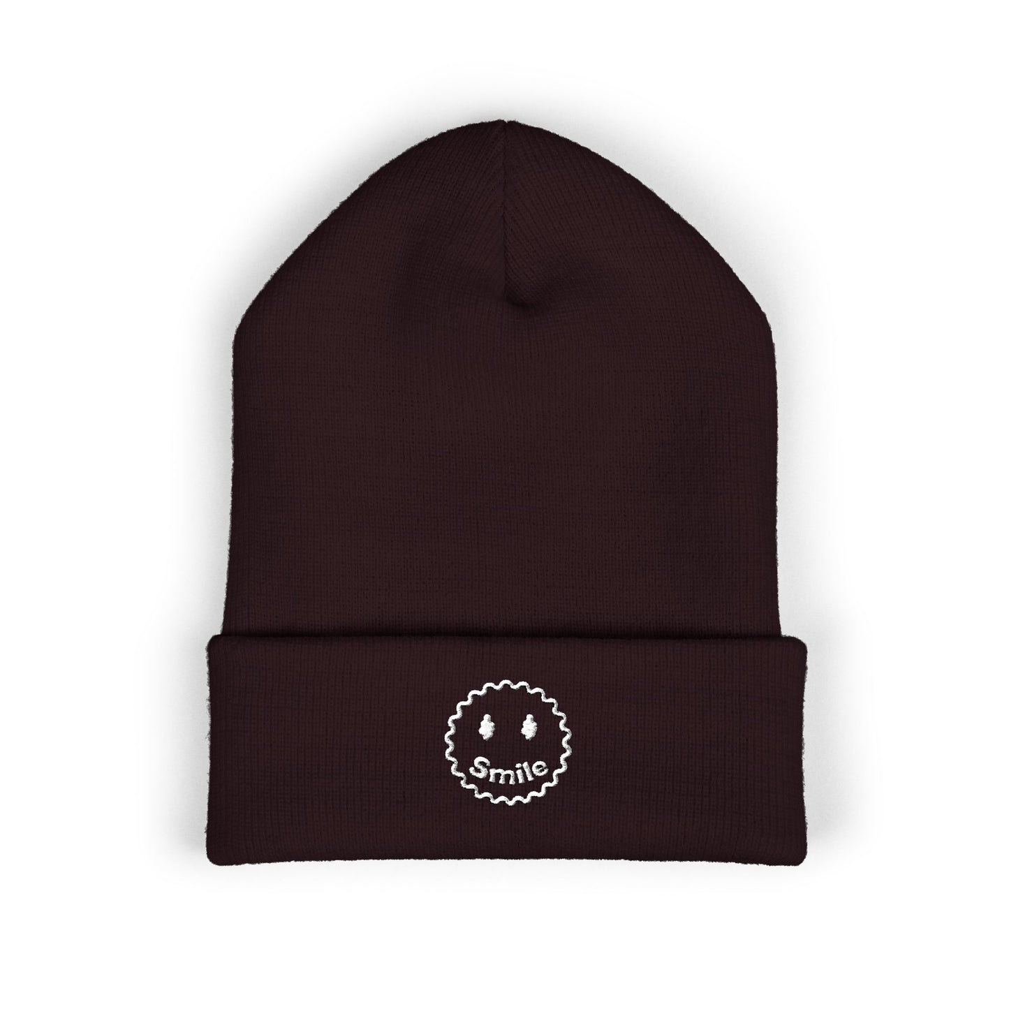 SMILE Cuffed Beanie (Embroidery)