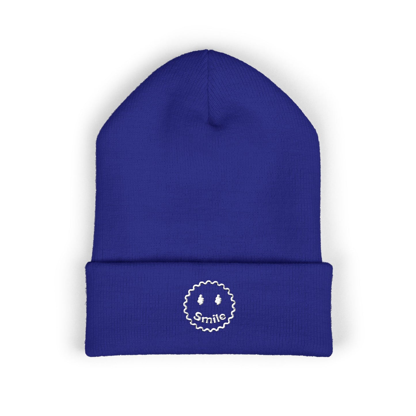 SMILE Cuffed Beanie (Embroidery)