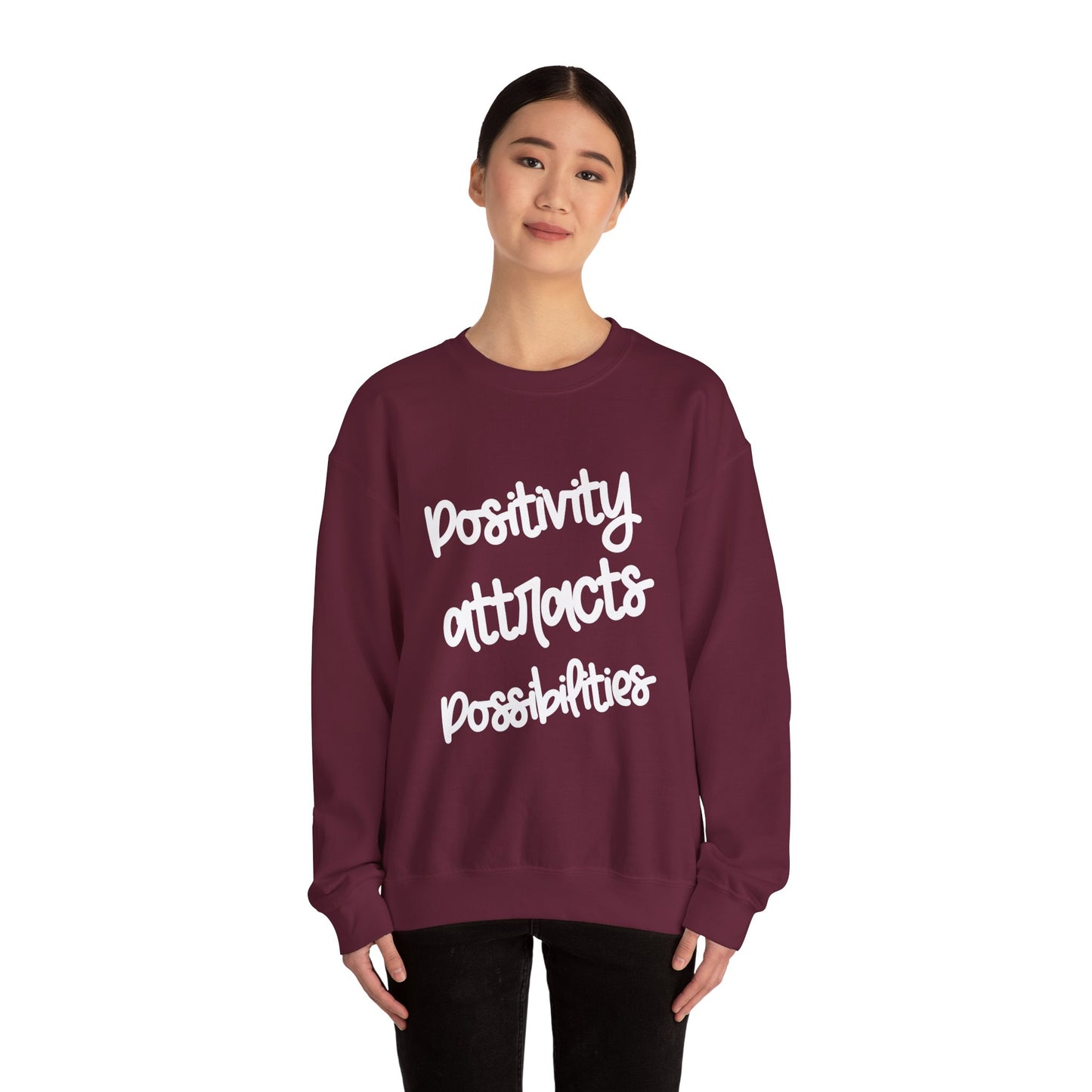 Positivity attracts Possibilities - Unisex Sweatshirt