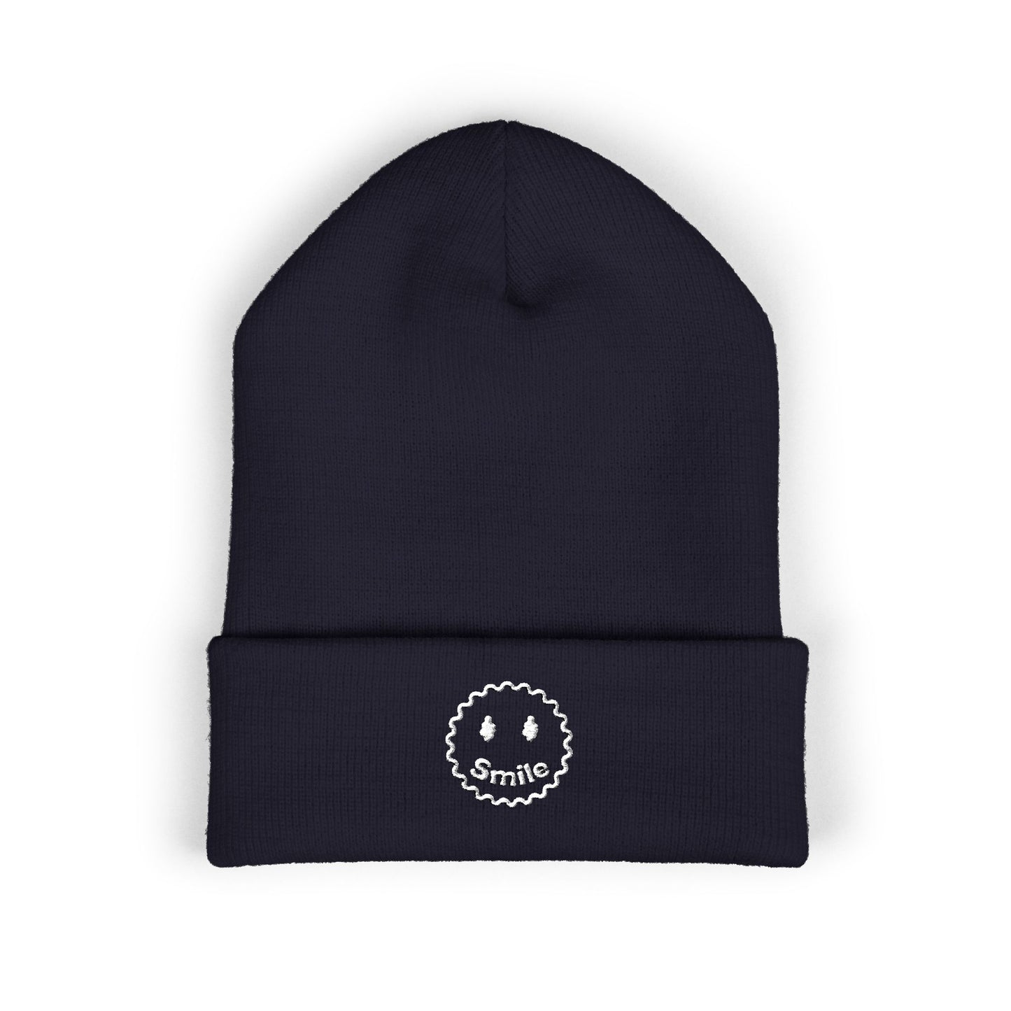 SMILE Cuffed Beanie (Embroidery)