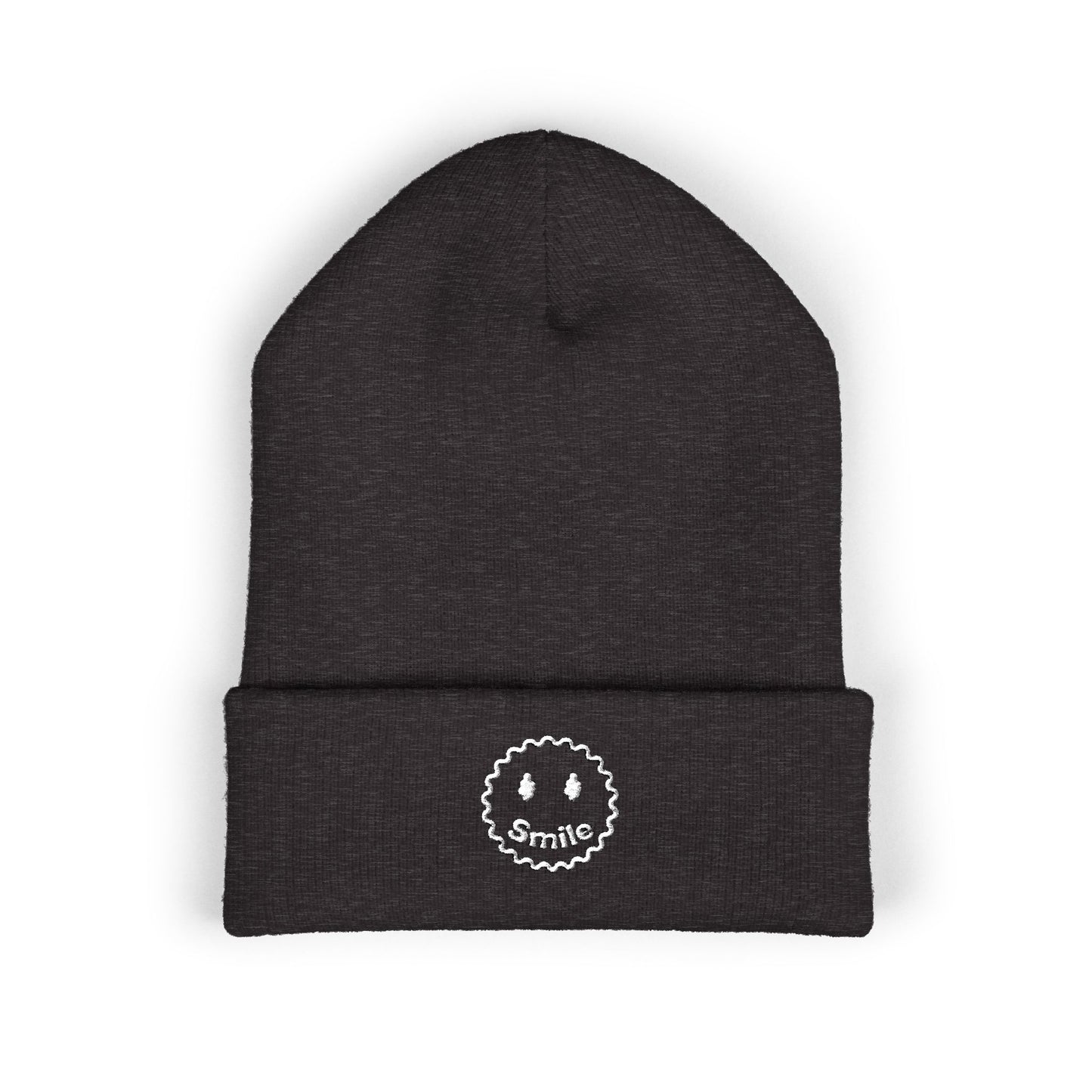 SMILE Cuffed Beanie (Embroidery)
