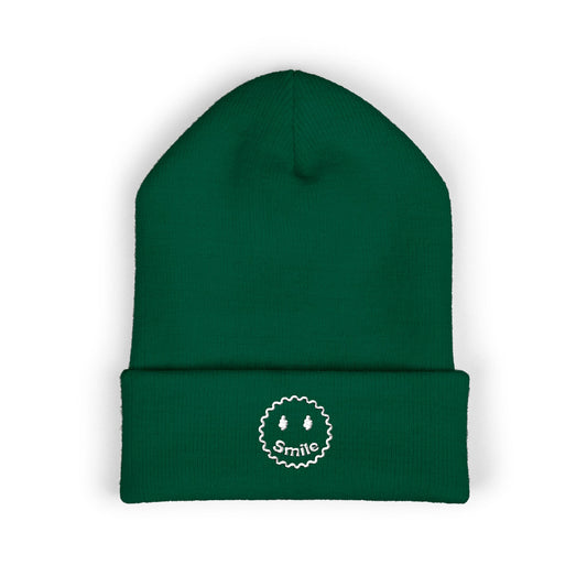 SMILE Cuffed Beanie (Embroidery)