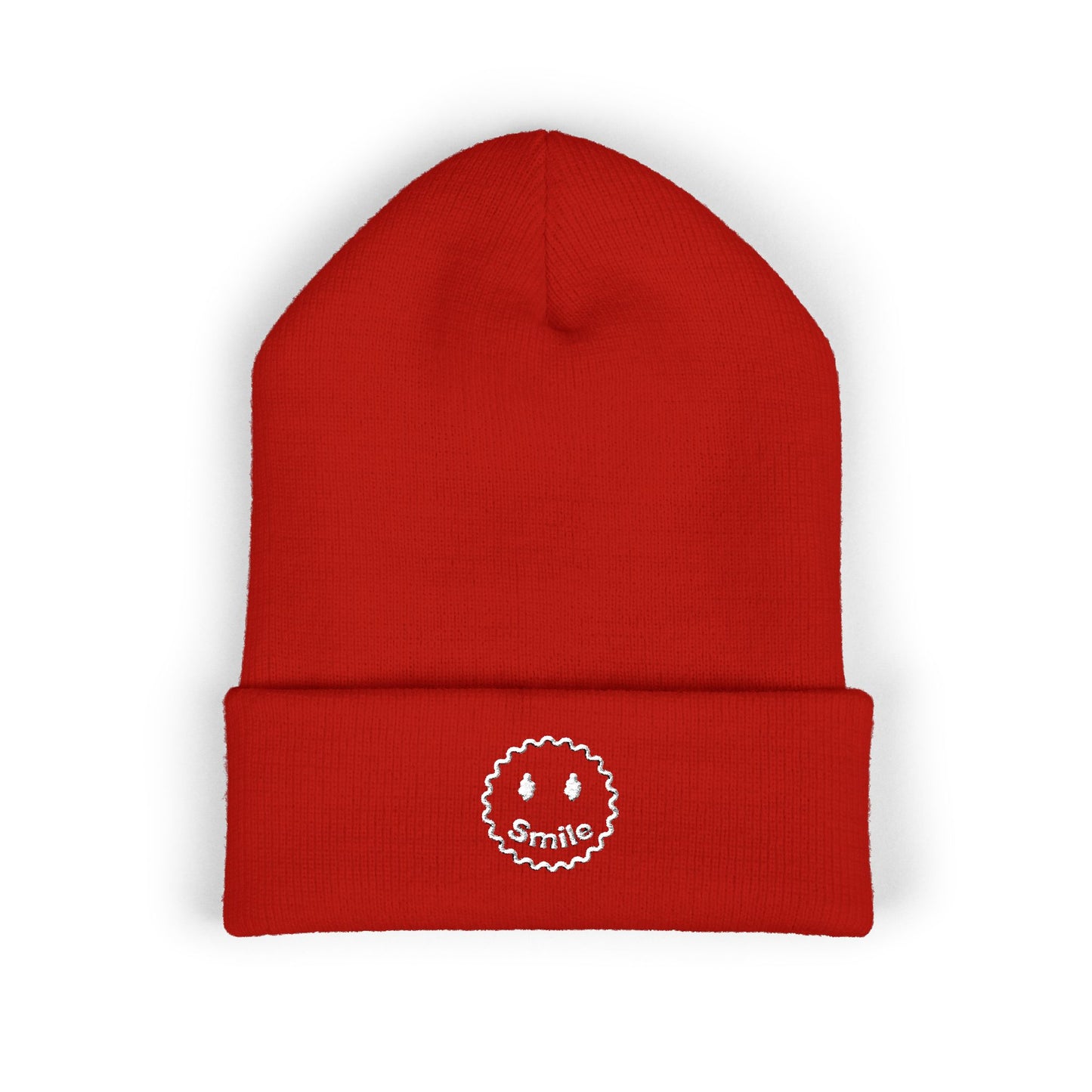 SMILE Cuffed Beanie (Embroidery)