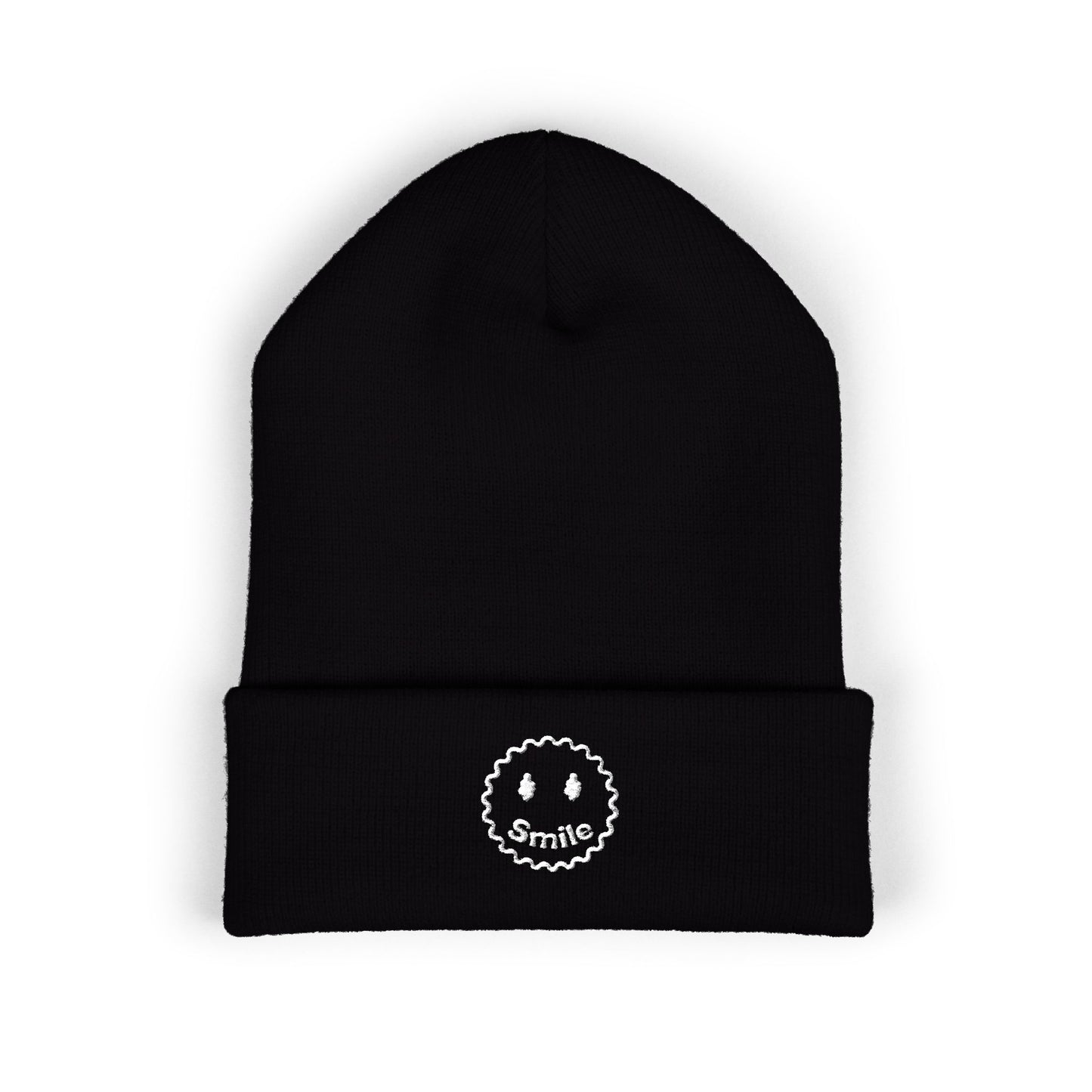 SMILE Cuffed Beanie (Embroidery)