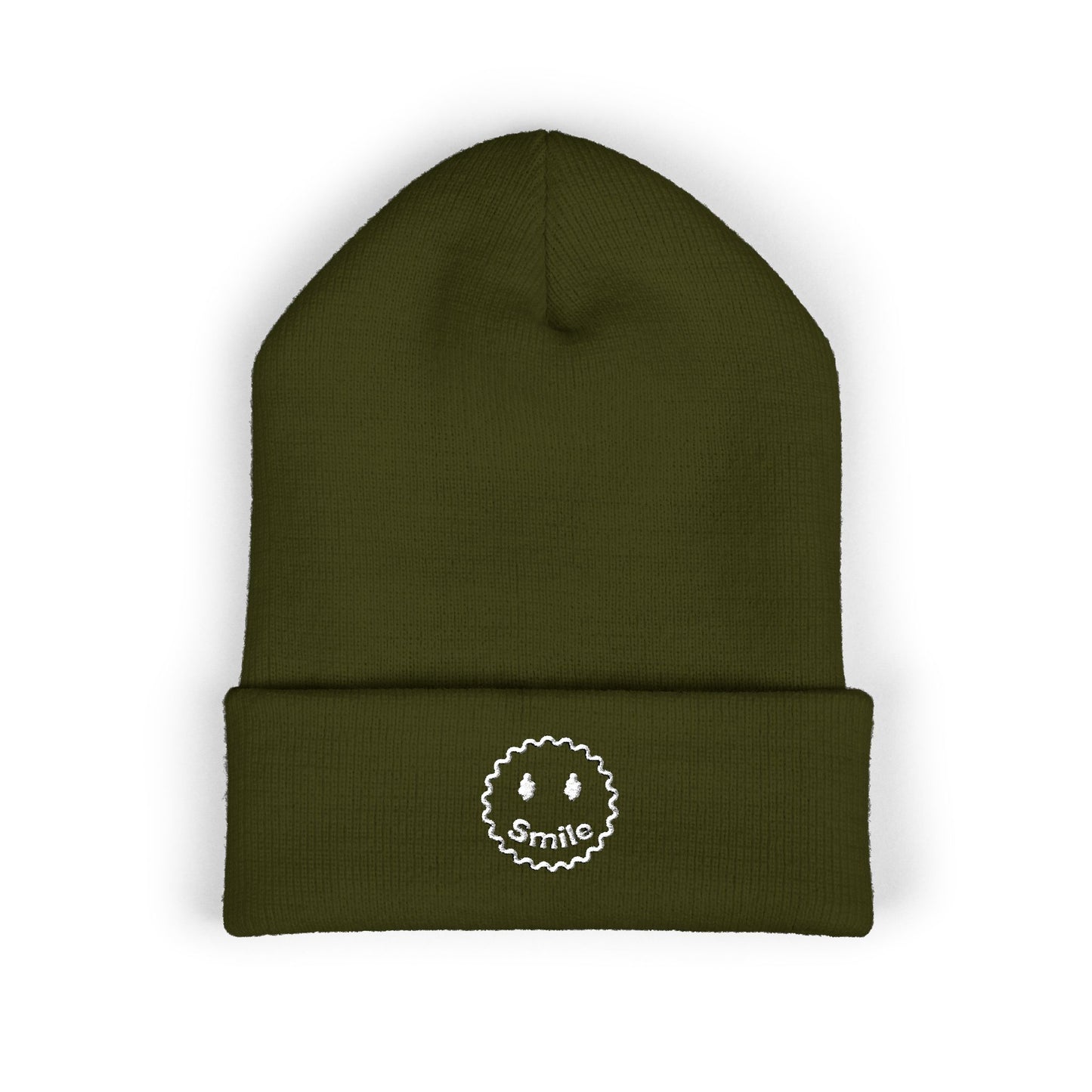 SMILE Cuffed Beanie (Embroidery)